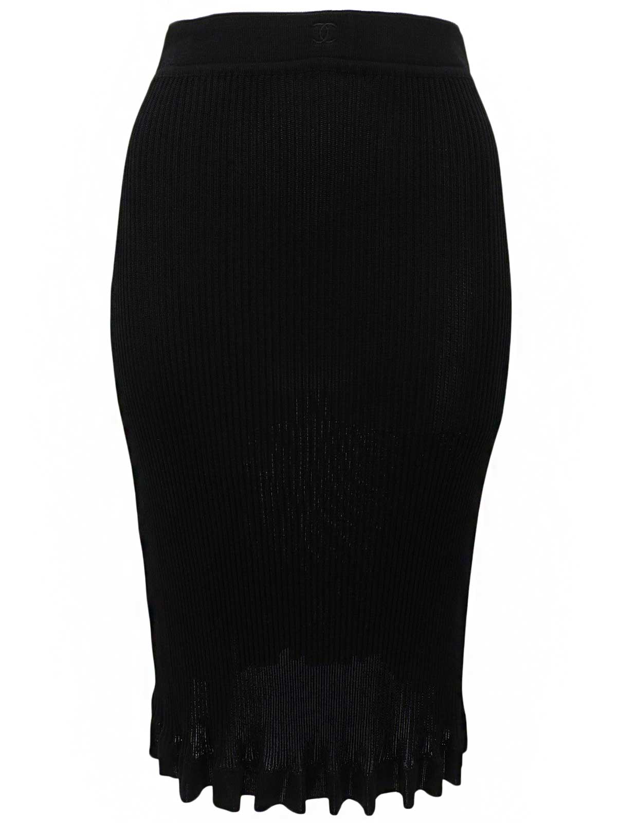 1997 CC 标志刺绣无袖黑色套装