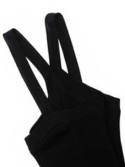 1997年製 CCマーク刺繍ノースリーブセットアップ ブラック