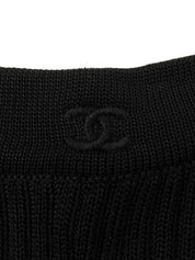 1997年製 CCマーク刺繍ノースリーブセットアップ ブラック