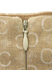 リネンCマカダムパターンスカート ライトベージュ