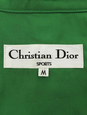 バックロゴプリント長袖ブルゾン グリーン