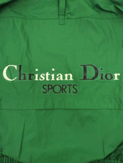 バックロゴプリントロングスリーブブルゾン　グリーン