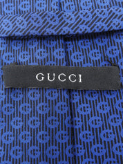 GGパターンネクタイ ブルー