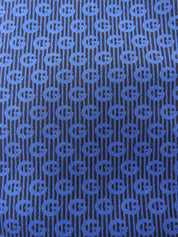 GGパターンネクタイ ブルー