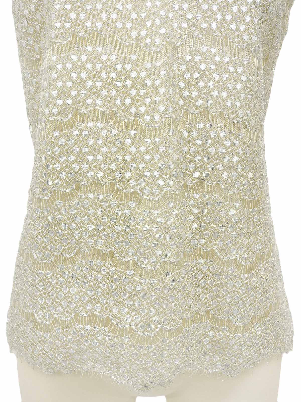 2005年製 レースラインストーンCCマークボタンキャミソール アイボリー