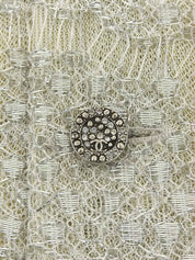 2005年製 レースラインストーンCCマークボタンキャミソール アイボリー