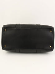 1995 CC Mark Stitch 2-Way Boston Bag, Black