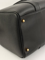 1995 CC Mark Stitch 2-Way Boston Bag, Black