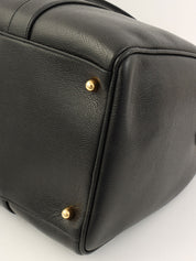 1995 CC Mark Stitch 2-Way Boston Bag, Black