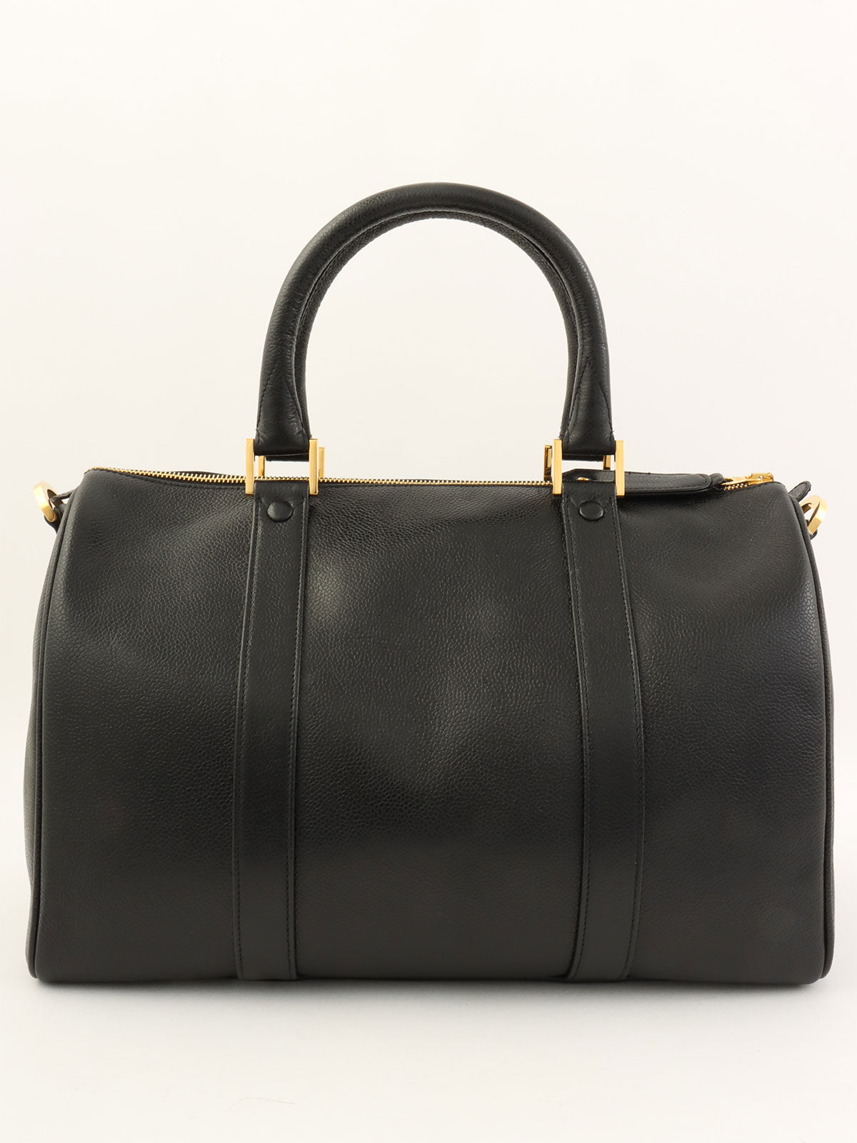 1995 CC Mark Stitch 2-Way Boston Bag, Black