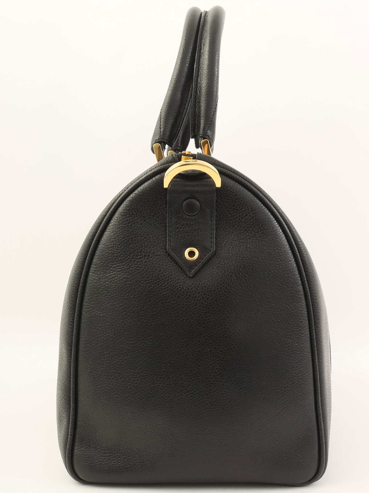 1995 CC Mark Stitch 2-Way Boston Bag, Black