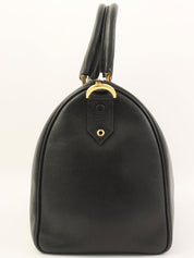1995 CC Mark Stitch 2-Way Boston Bag, Black