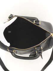 1995 CC Mark Stitch 2-Way Boston Bag, Black