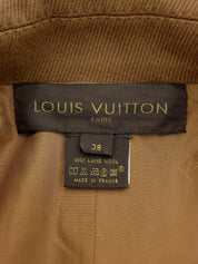 ウールベルトロングコート ブラウン