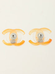 2004 CC Mark Earrings Orange
