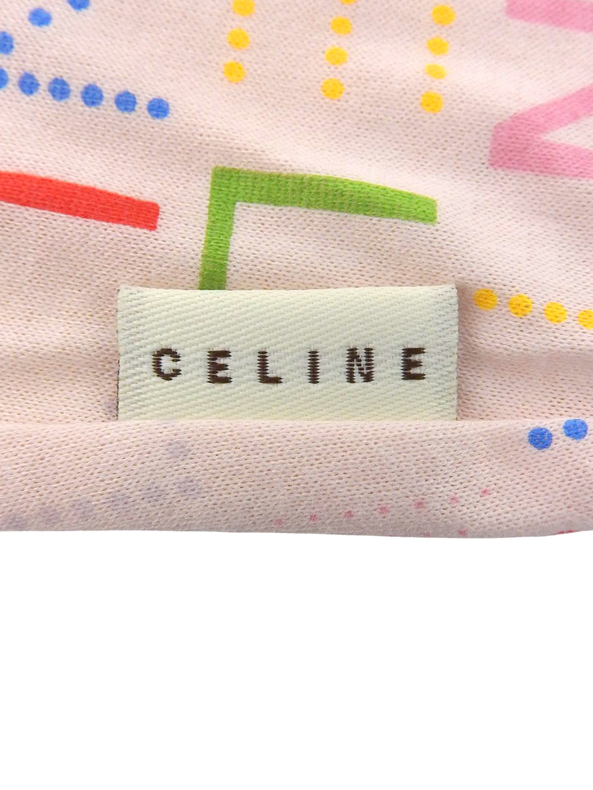 ロゴパターンノースリーブワンピース ピンク/マルチカラー