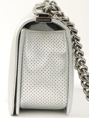 2014年頃製 ボーイシャネルチェーンショルダーバッグ シルバー