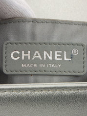 2014年頃製 ボーイシャネルチェーンショルダーバッグ シルバー