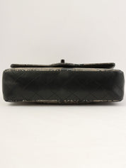 2015 Newspaper Classic Flap Chain Bag in Black