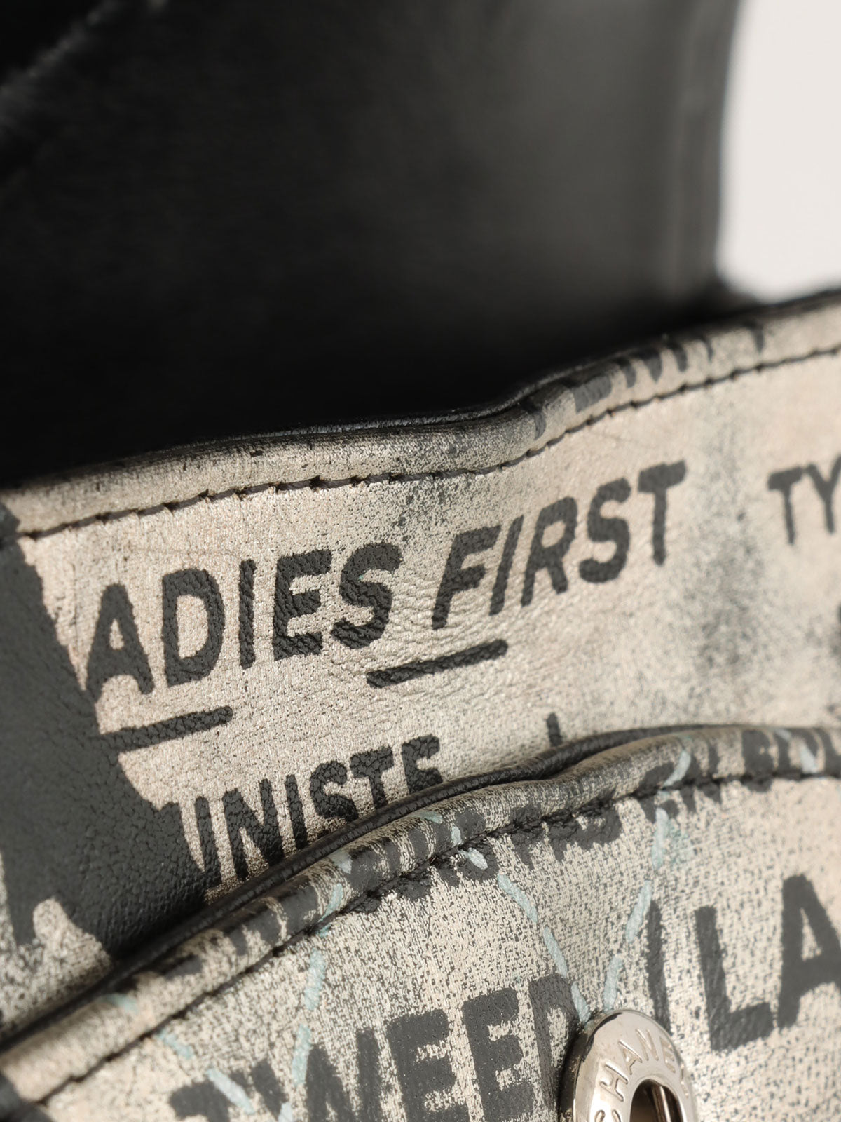 2015 Newspaper Classic Flap Chain Bag in Black