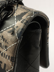 2015 Newspaper Classic Flap Chain Bag in Black