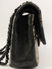 2015 Newspaper Classic Flap Chain Bag in Black