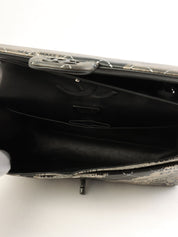 2015 Newspaper Classic Flap Chain Bag in Black