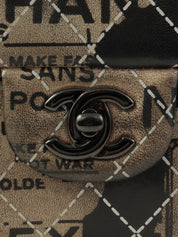 2015 Newspaper Classic Flap Chain Bag in Black