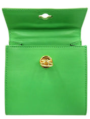 Turnlock Logo Plate Mini 2-Way Bag Green