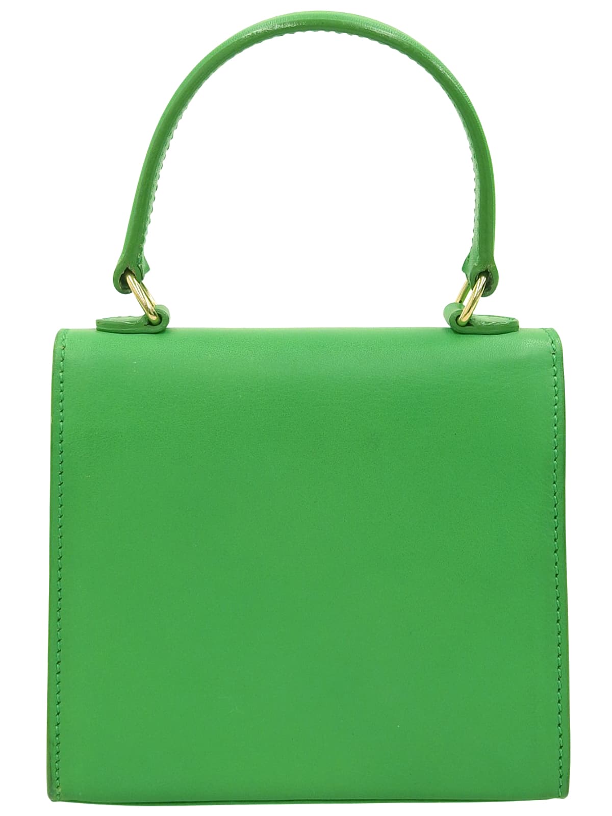 Turnlock Logo Plate Mini 2-Way Bag Green