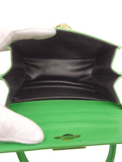 Turnlock Logo Plate Mini 2-Way Bag Green