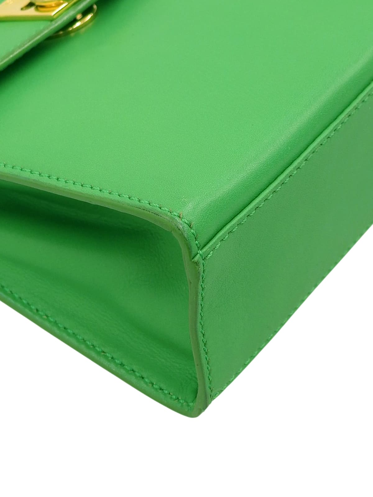 Turnlock Logo Plate Mini 2-Way Bag Green