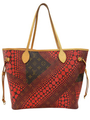 2012 Yayoi Kusama Collaboration Neverfull MM Brown/Red