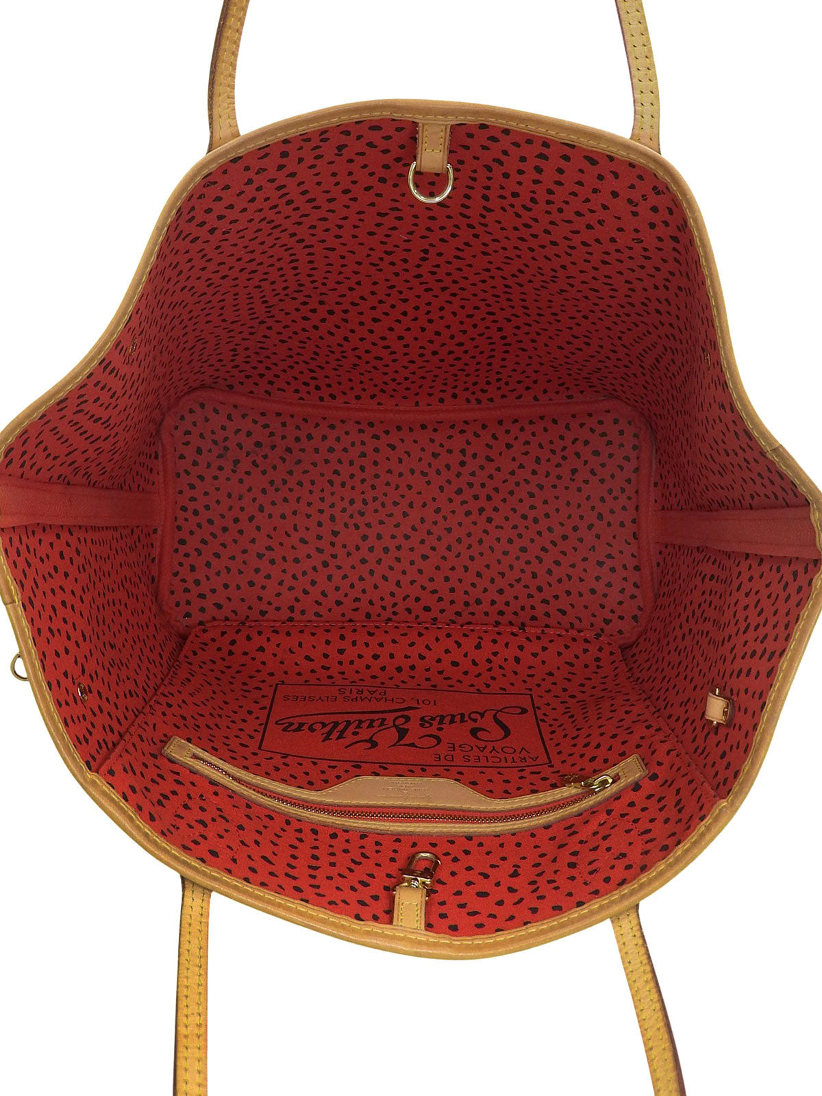 2012 Yayoi Kusama Collaboration Neverfull MM Brown/Red