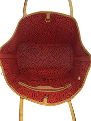 2012 Yayoi Kusama Collaboration Neverfull MM Brown/Red