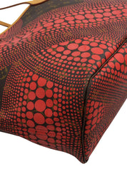 2012 Yayoi Kusama Collaboration Neverfull MM Brown/Red