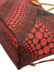2012 Yayoi Kusama Collaboration Neverfull MM Brown/Red