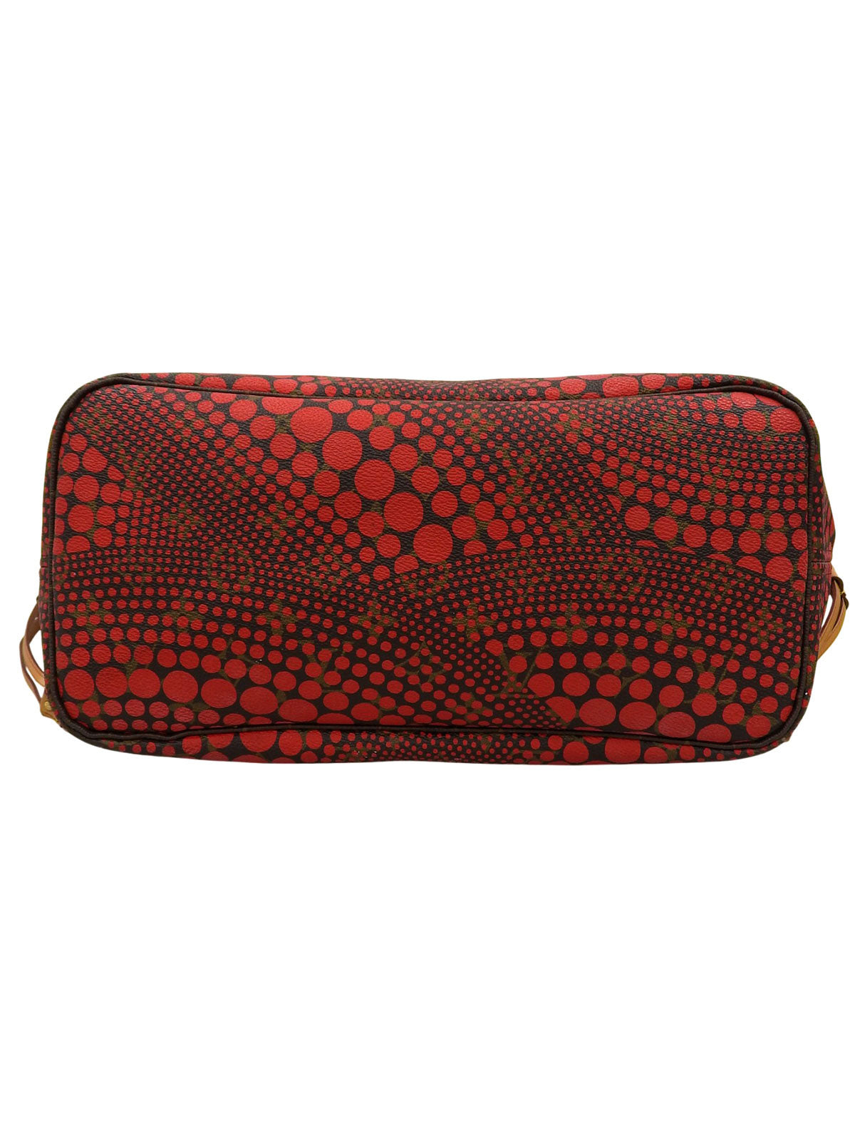 2012 Yayoi Kusama Collaboration Neverfull MM Brown/Red