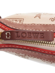 160周年アニバーサリープリントワンショルダーバッグ ピンクベージュ/ブラウン