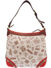 160th Anniversary Print One-Shoulder Bag Pink Beige/Brown