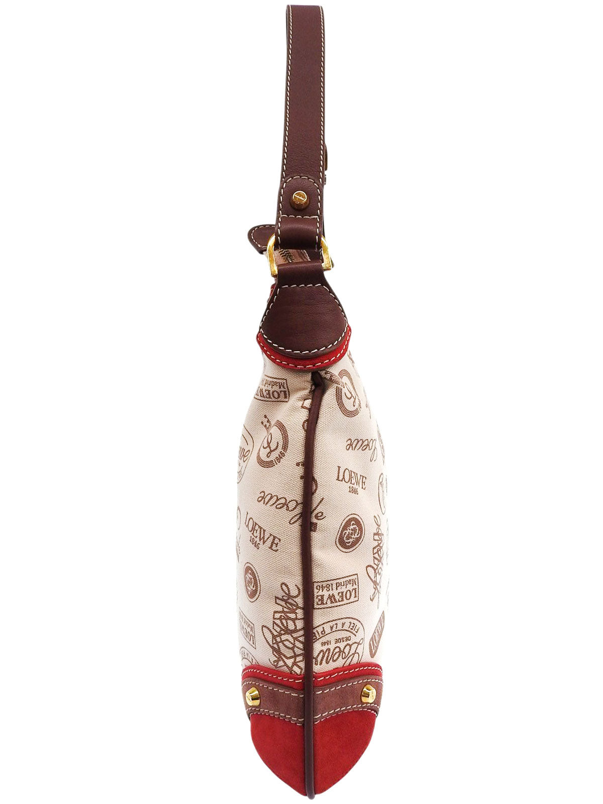 160th Anniversary Print One-Shoulder Bag Pink Beige/Brown