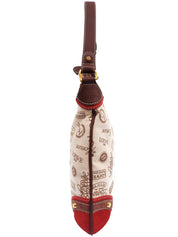 160th Anniversary Print One-Shoulder Bag Pink Beige/Brown