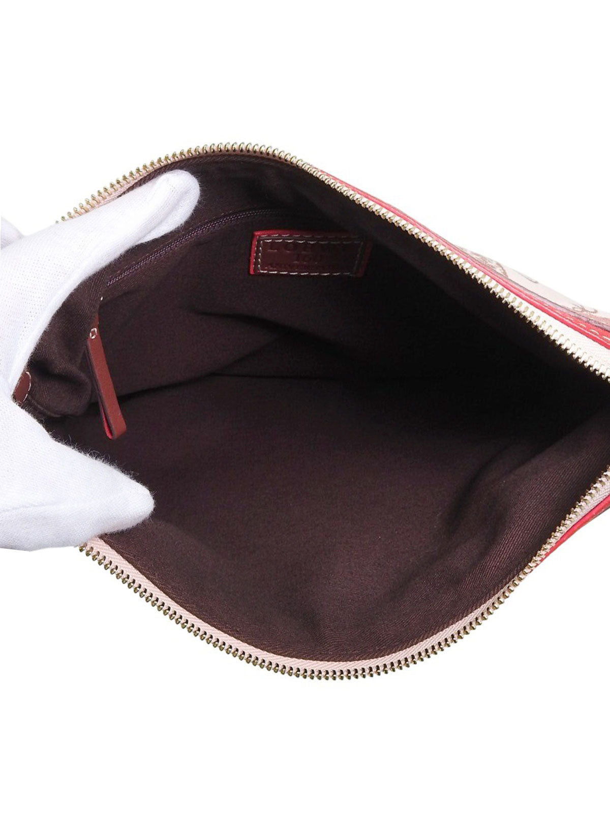 160th Anniversary Print One-Shoulder Bag Pink Beige/Brown