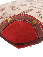 160th Anniversary Print One-Shoulder Bag Pink Beige/Brown