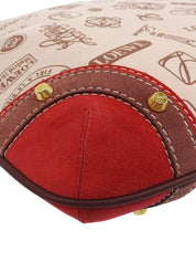 160th Anniversary Print One-Shoulder Bag Pink Beige/Brown