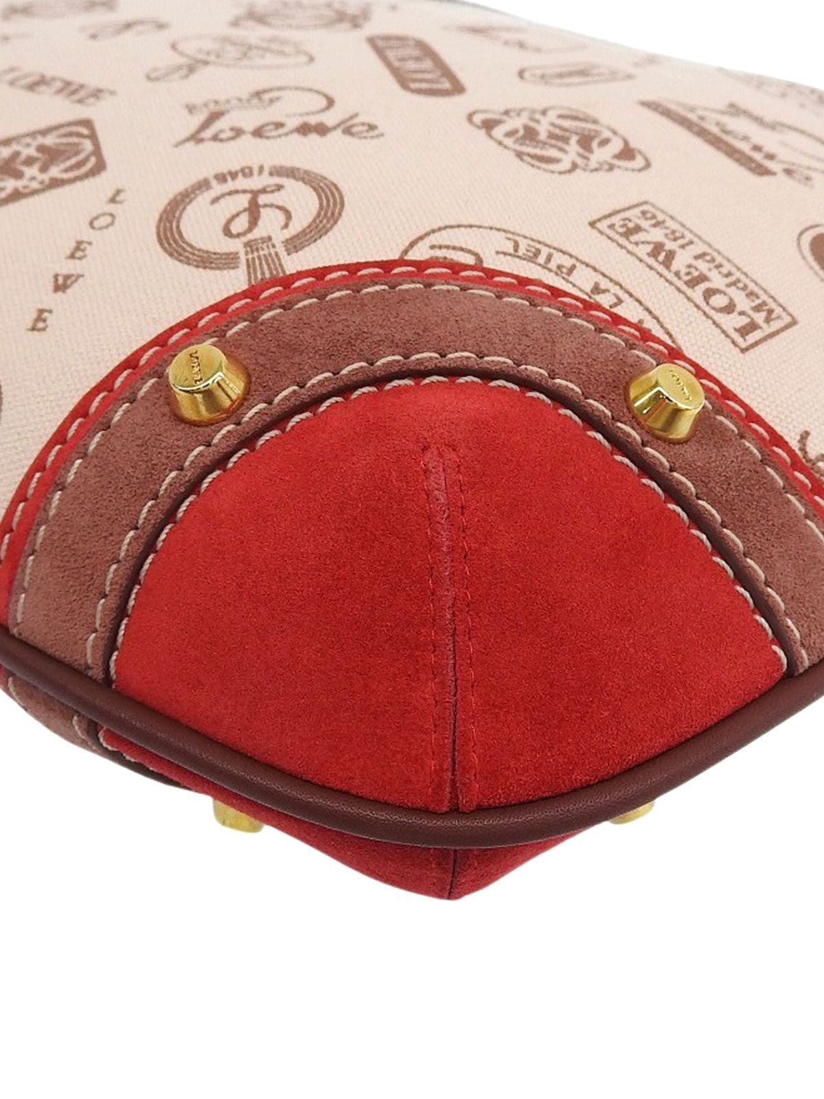 160th Anniversary Print One-Shoulder Bag Pink Beige/Brown