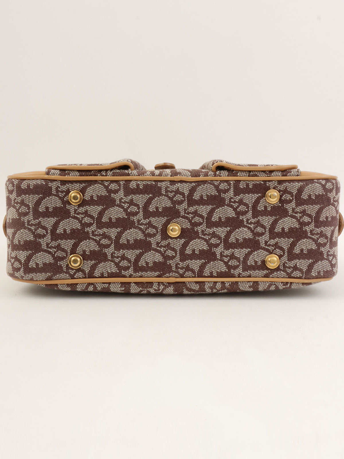 Trotter Pattern Double Saddlebag Brown/Beige