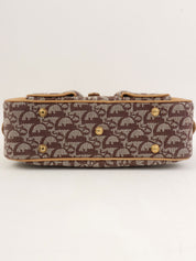 Trotter Pattern Double Saddlebag Brown/Beige