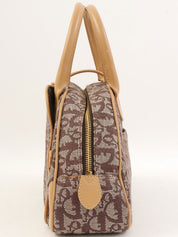 Trotter Pattern Double Saddlebag Brown/Beige