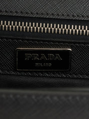 サフィアーノロゴプレートビジネスバッグ ブラック